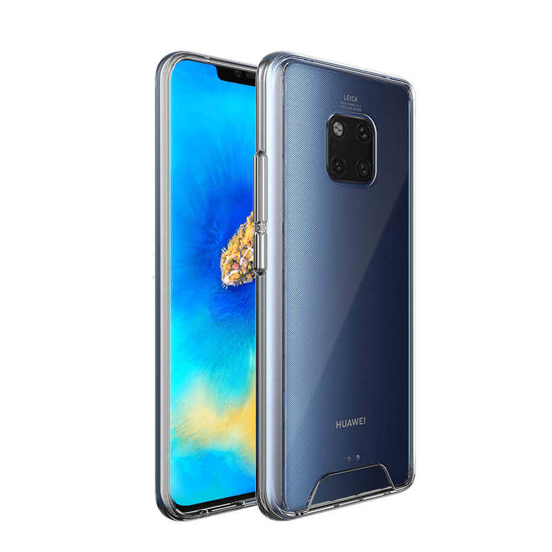 Huawei Mate 20 Pro Kılıf Zore Gard Silikon Renksiz