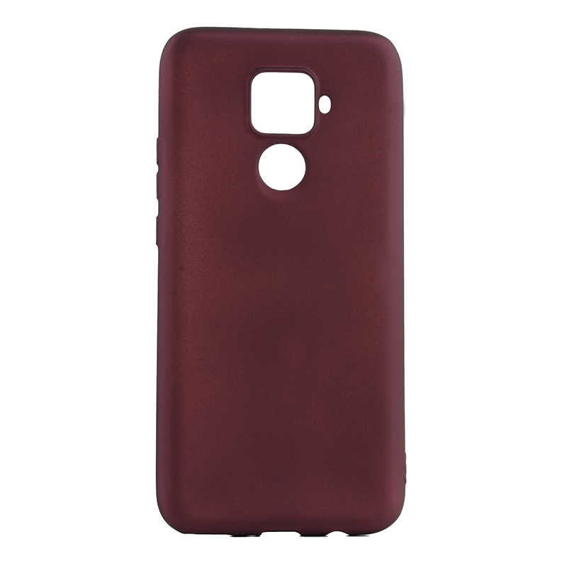 Huawei Mate 30 Lite Kılıf Zore Premier Silikon Kapak Mürdüm