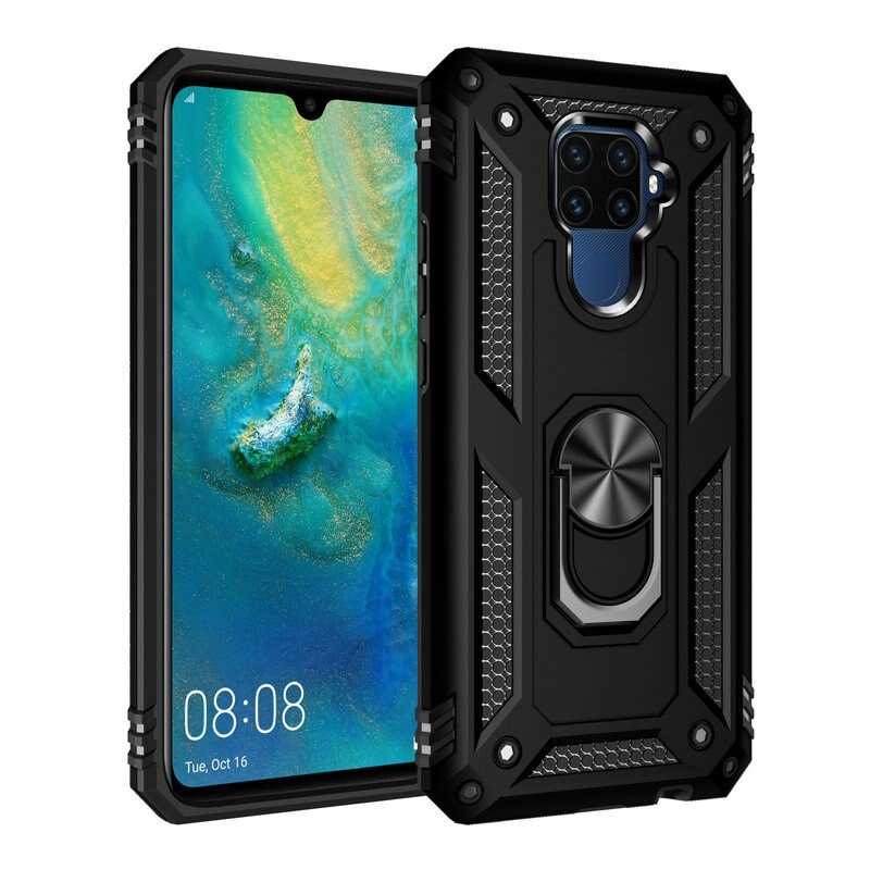 Huawei Mate 30 Lite Kılıf Zore Vega Kapak Siyah