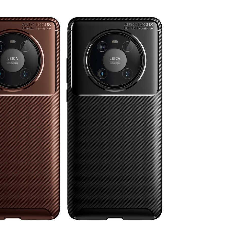 Huawei Mate 40 Pro Kılıf Zore Negro Silikon Kapak Siyah