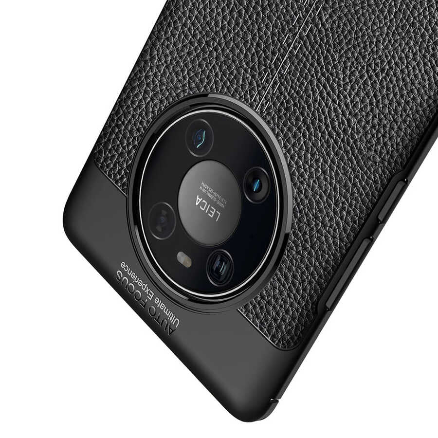 Huawei Mate 40 Pro Kılıf Zore Niss Silikon Kapak Siyah