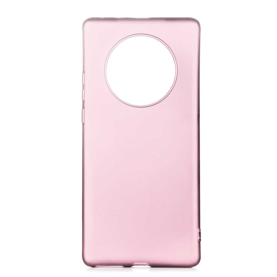 Huawei Mate 40 Pro Kılıf Zore Premier Silikon Kapak Rose Gold