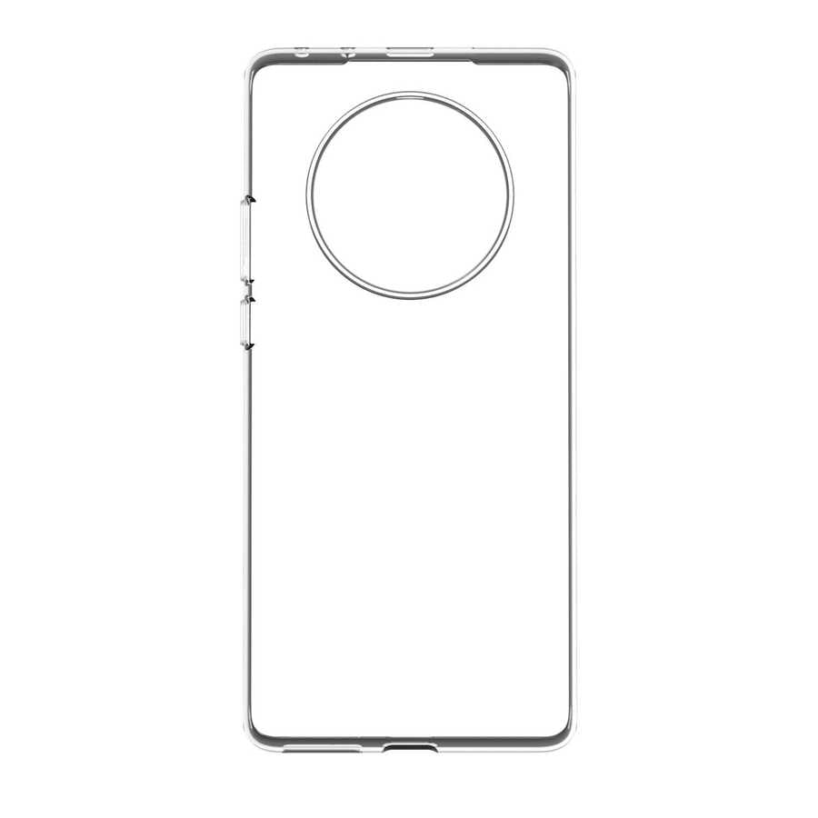 Huawei Mate 40 Pro Kılıf Zore Süper Silikon Kapak Renksiz