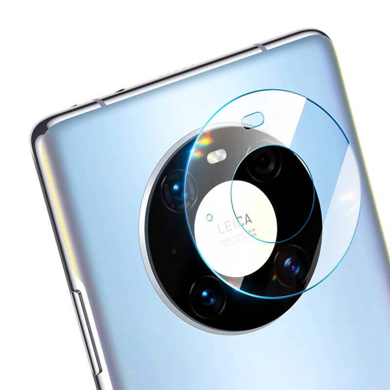 Huawei Mate 40 Pro Zore Kamera Lens Koruyucu Cam Filmi Renksiz