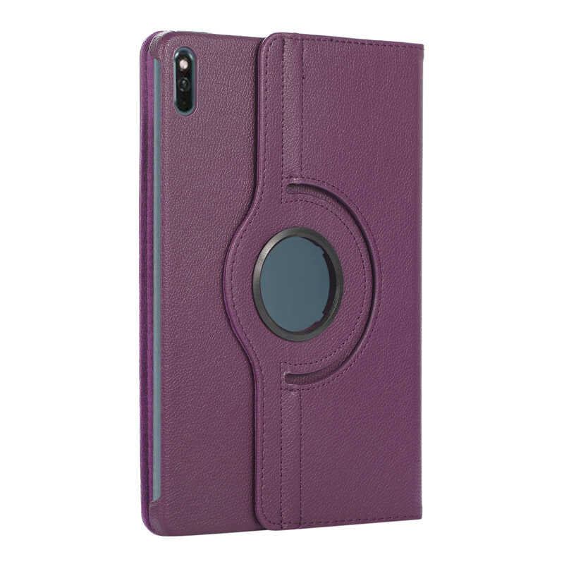 Huawei MatePad 11 (2021) Zore Dönebilen Standlı Kılıf Mor