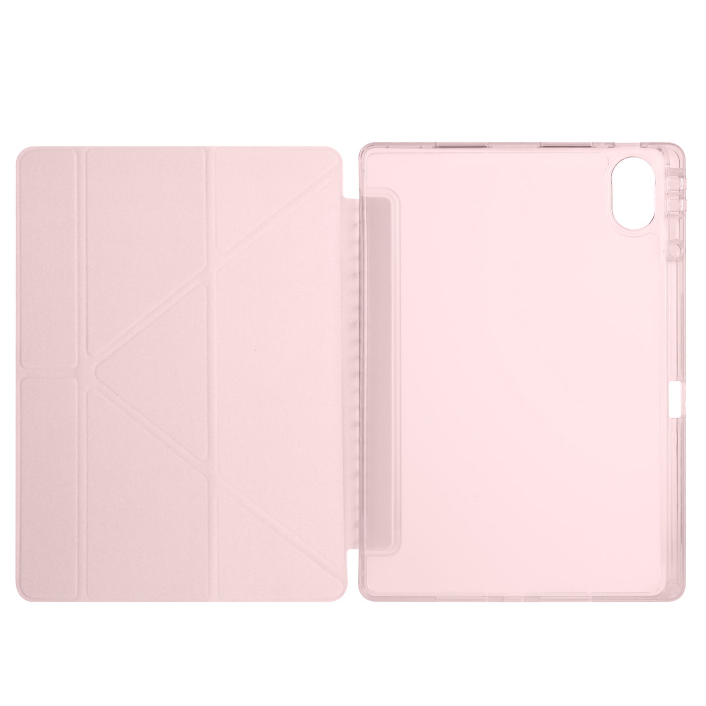 Huawei Matepad 12X Kılıf Zore Tri Folding Kalem Bölmeli Standlı Kılıf Mavi