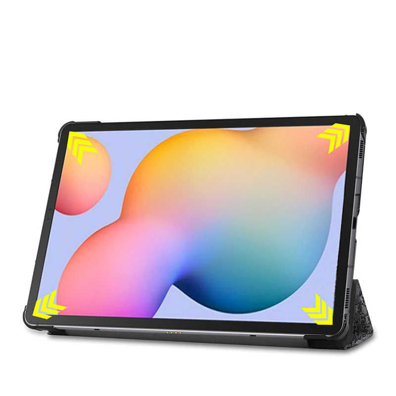 Huawei MatePad Pro 10.8 Zore Smart Cover Standlı 1-1 Kılıf Kırmızı