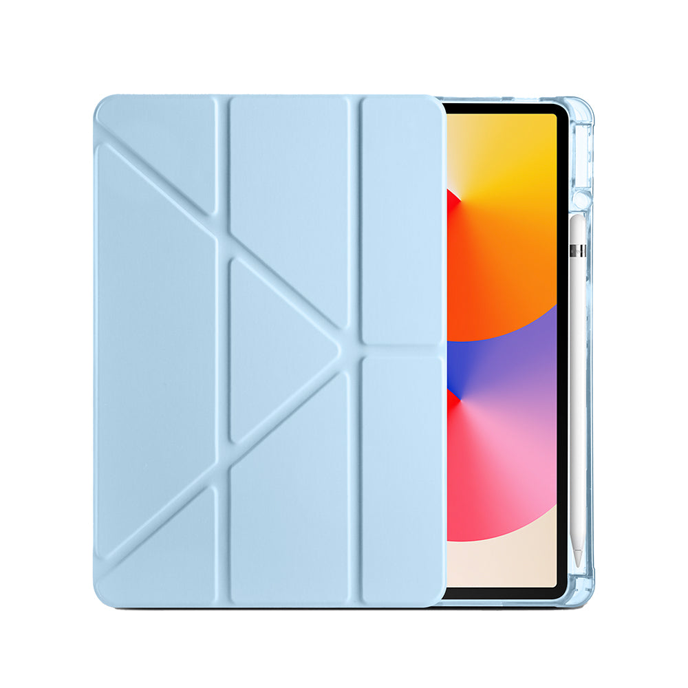 Huawei Matepad SE 11 Kılıf Zore Tri Folding Kalem Bölmeli Standlı Kılıf Siyah