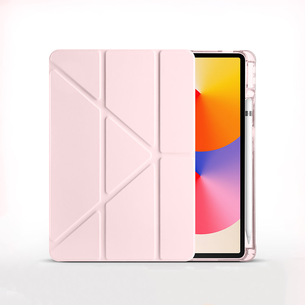 Huawei Matepad SE 11 Kılıf Zore Tri Folding Kalem Bölmeli Standlı Kılıf Siyah