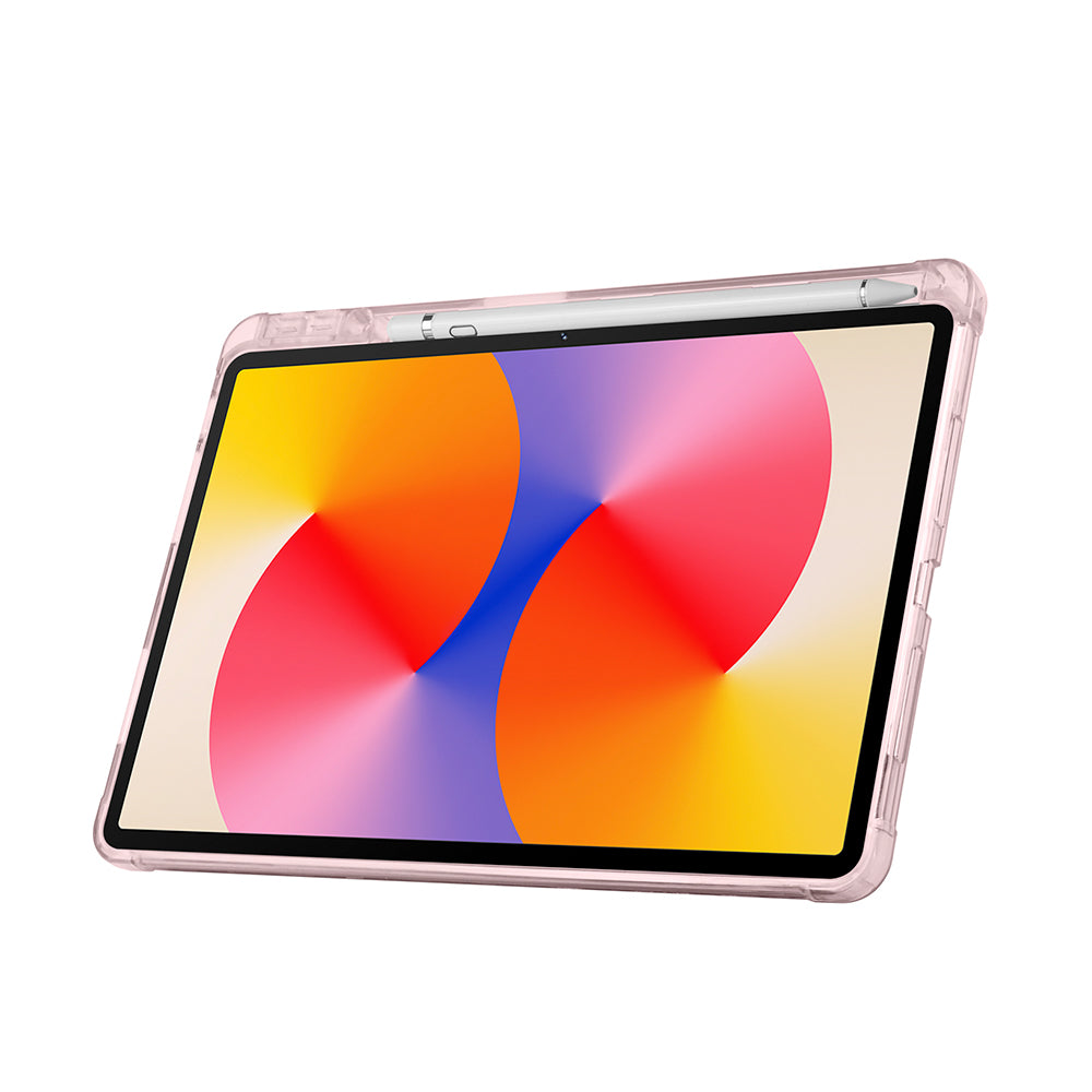 Huawei Matepad SE 11 Kılıf Zore Tri Folding Kalem Bölmeli Standlı Kılıf Lacivert