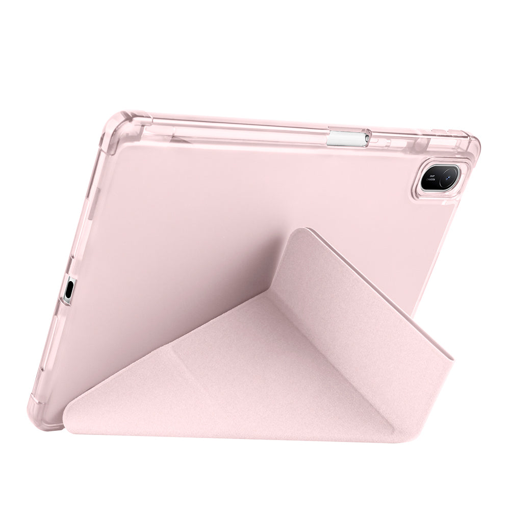 Huawei Matepad SE 11 Kılıf Zore Tri Folding Kalem Bölmeli Standlı Kılıf Siyah