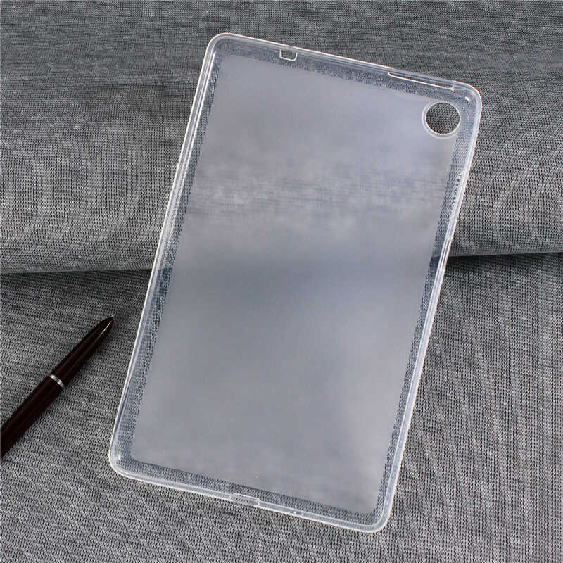 Huawei MatePad T8 Kılıf Zore Tablet Süper Silikon Kapak Renksiz