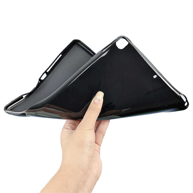 Huawei MatePad T8 Kılıf Zore Tablet Süper Silikon Kapak Renksiz