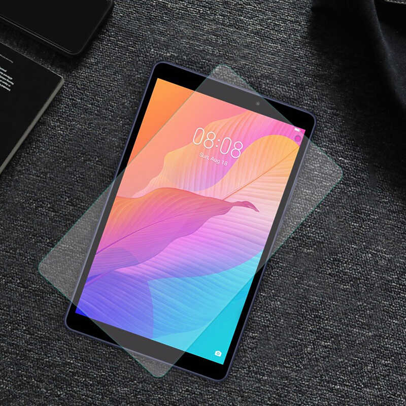 Huawei MatePad T8 Zore Tablet Temperli Cam Ekran Koruyucu Renksiz