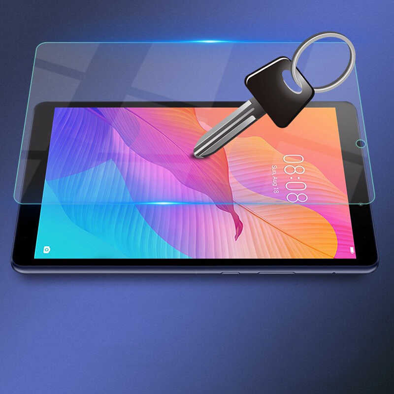 Huawei MatePad T8 Zore Tablet Temperli Cam Ekran Koruyucu Renksiz