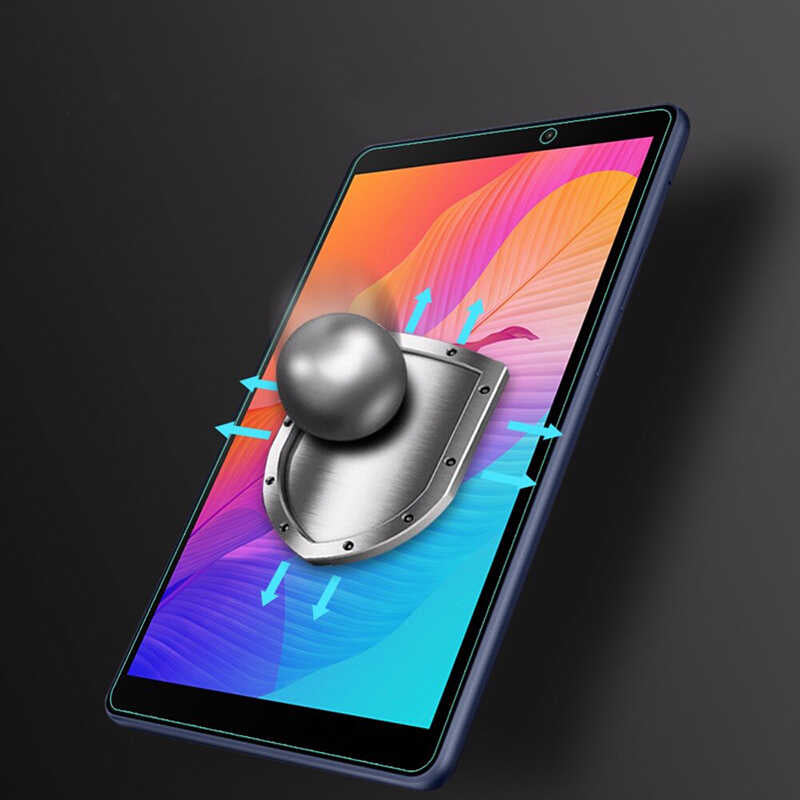 Huawei MatePad T8 Zore Tablet Temperli Cam Ekran Koruyucu Renksiz