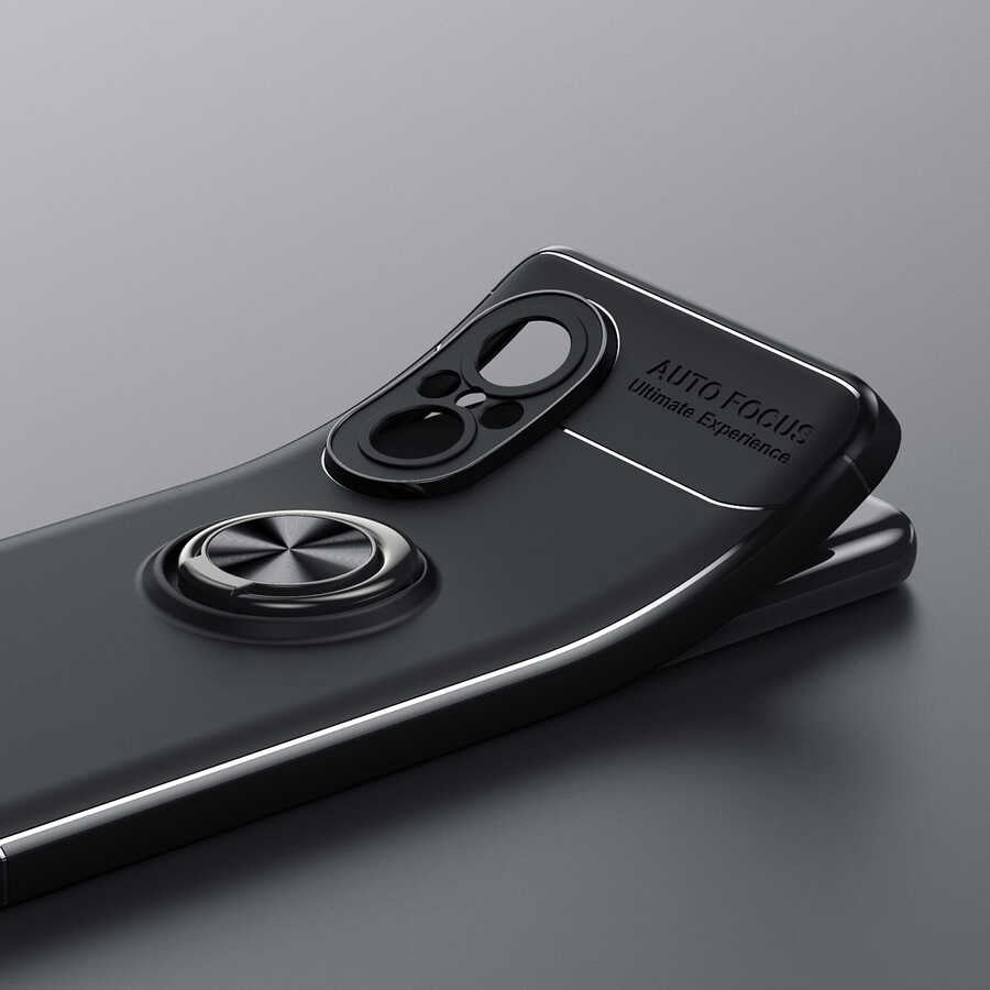 Huawei Nova 9 SE Kılıf Zore Ravel Silikon Kapak Siyah