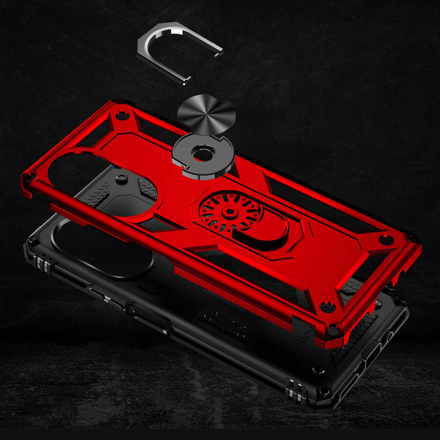 Huawei Nova 9 SE Kılıf Zore Vega Kapak Siyah