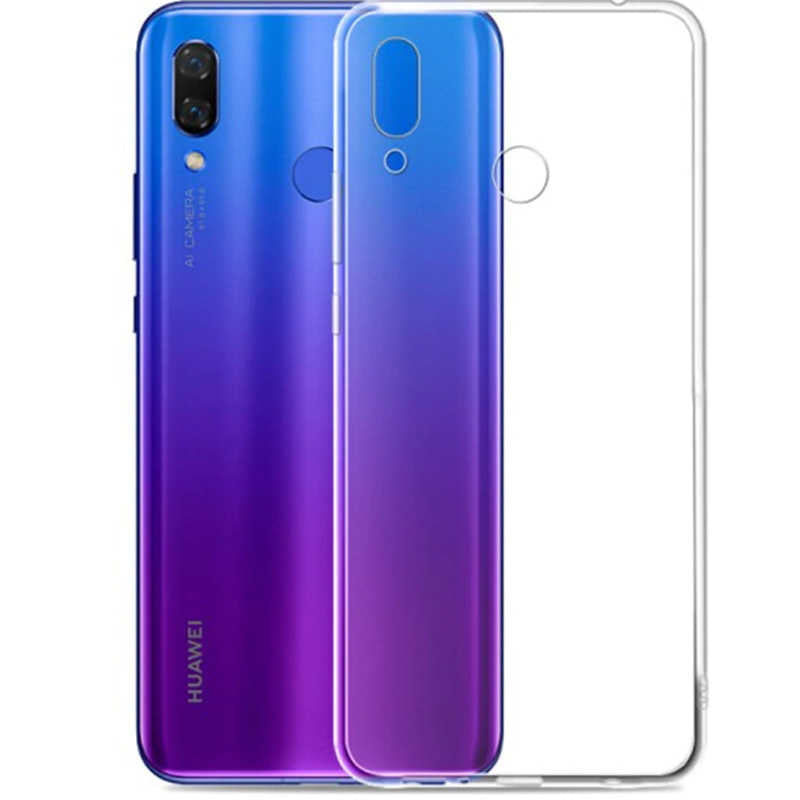 Huawei P Smart 2019 Kılıf Zore Süper Silikon Kapak Renksiz