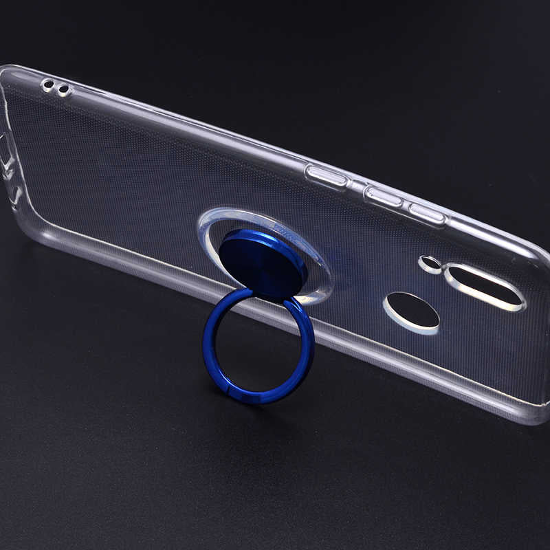 Huawei P Smart 2019 Kılıf Zore Les Silikon Gold