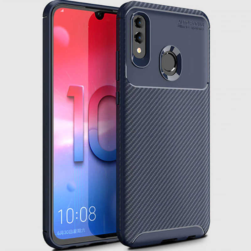 Huawei P Smart 2019 Kılıf Zore Negro Silikon Kapak Kahverengi