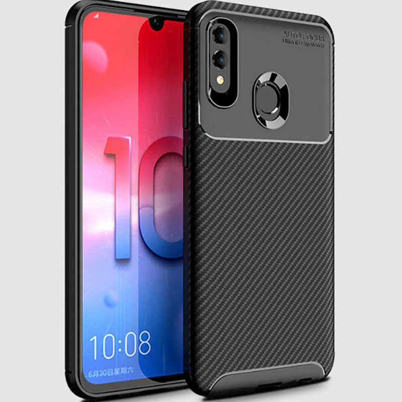 Huawei P Smart 2019 Kılıf Zore Negro Silikon Kapak Kahverengi