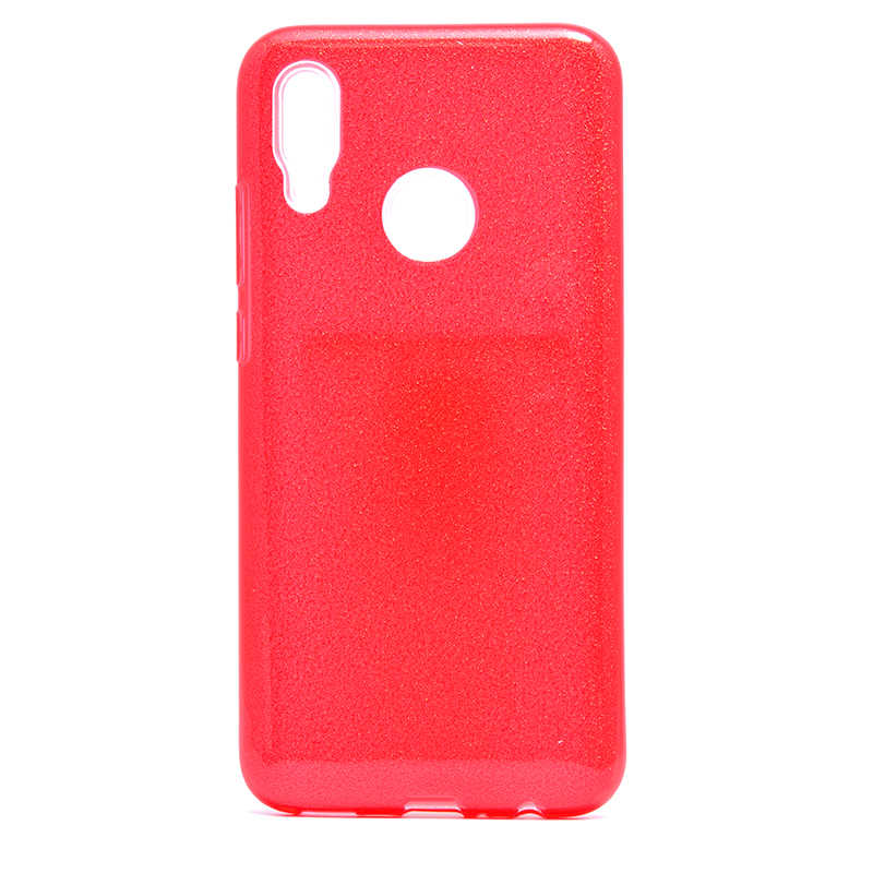 Huawei P Smart 2019 Kılıf Zore Shining Silikon Kırmızı