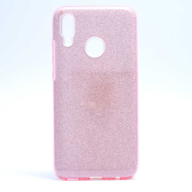 Huawei P Smart 2019 Kılıf Zore Shining Silikon Rose Gold