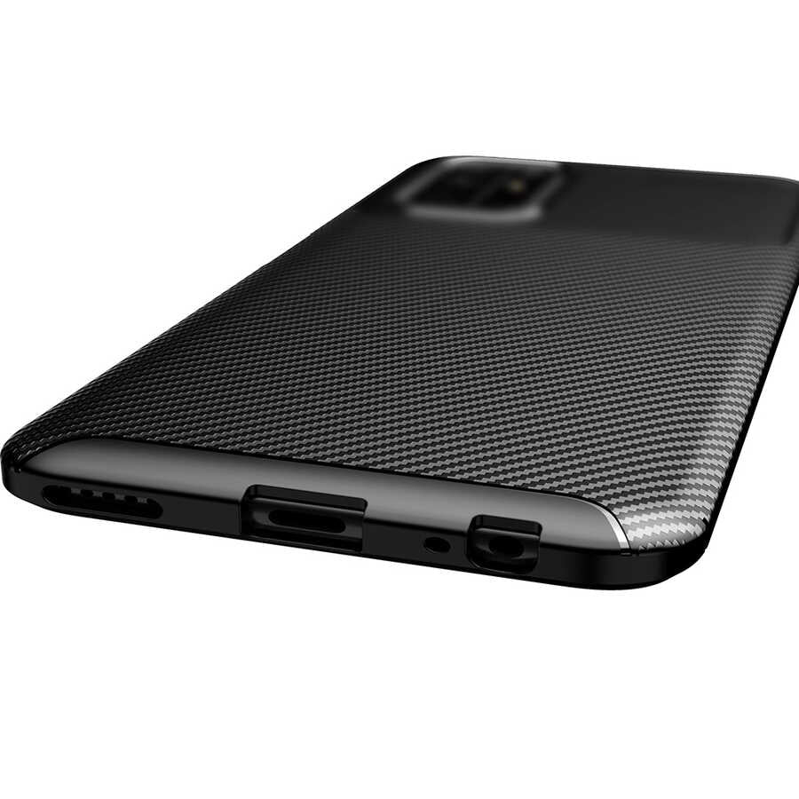 Huawei P Smart 2021 Kılıf Zore Negro Silikon Kapak Siyah