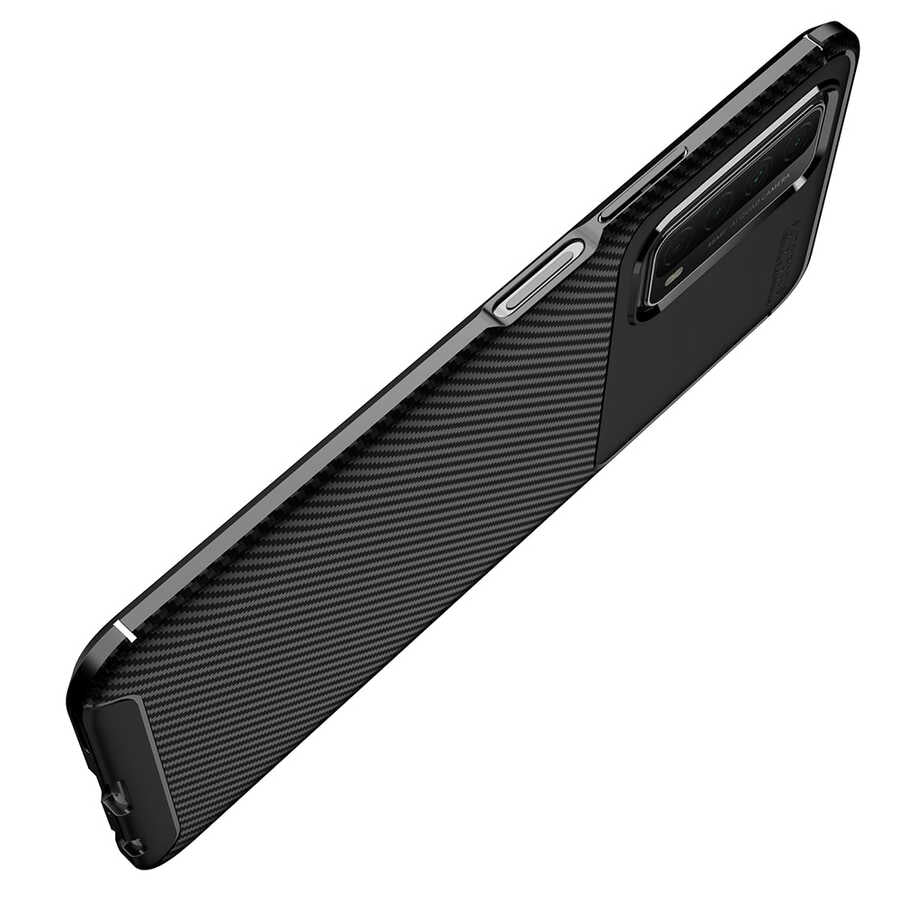 Huawei P Smart 2021 Kılıf Zore Negro Silikon Kapak Lacivert