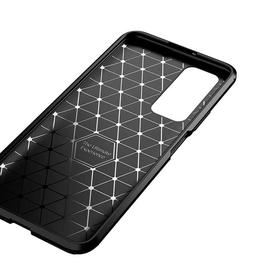 Huawei P Smart 2021 Kılıf Zore Negro Silikon Kapak Siyah