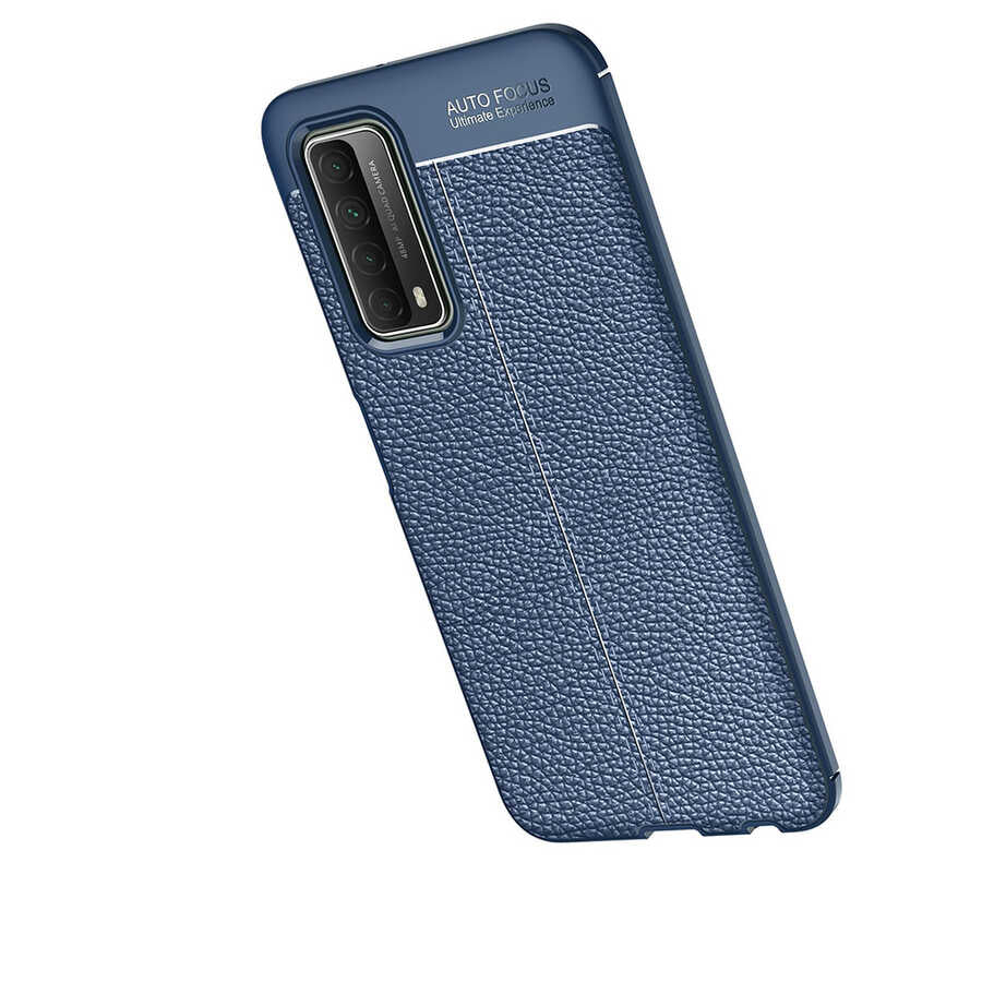 Huawei P Smart 2021 Kılıf Zore Niss Silikon Kapak Lacivert