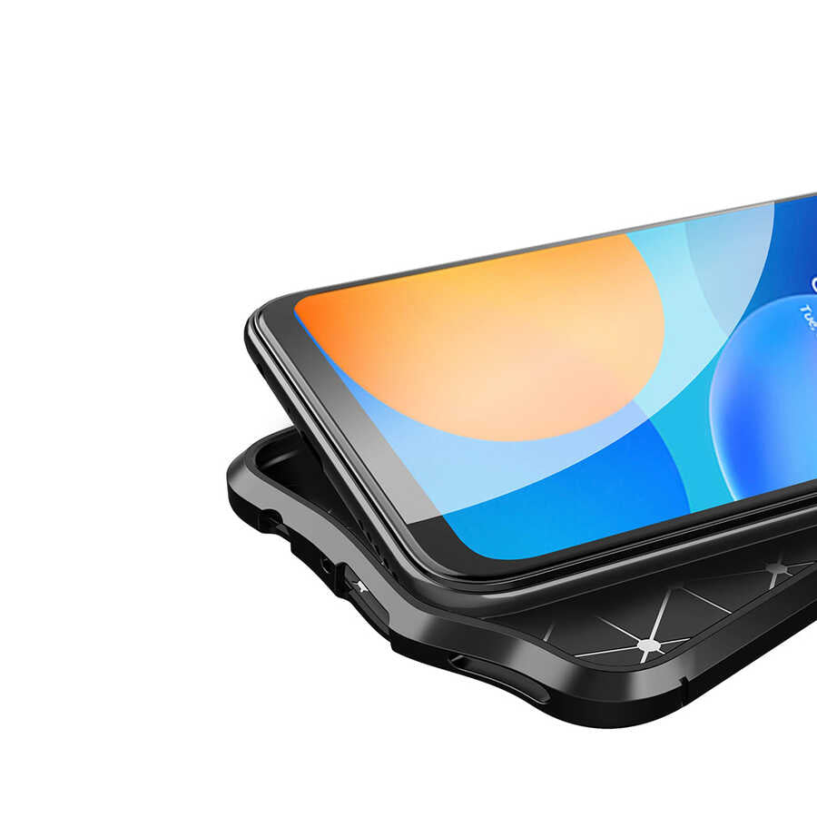 Huawei P Smart 2021 Kılıf Zore Niss Silikon Kapak Lacivert