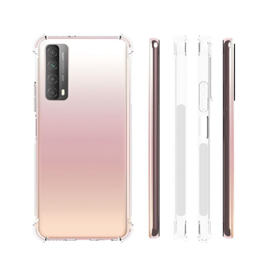 Huawei P Smart 2021 Kılıf Zore Nitro Anti Shock Silikon Renksiz