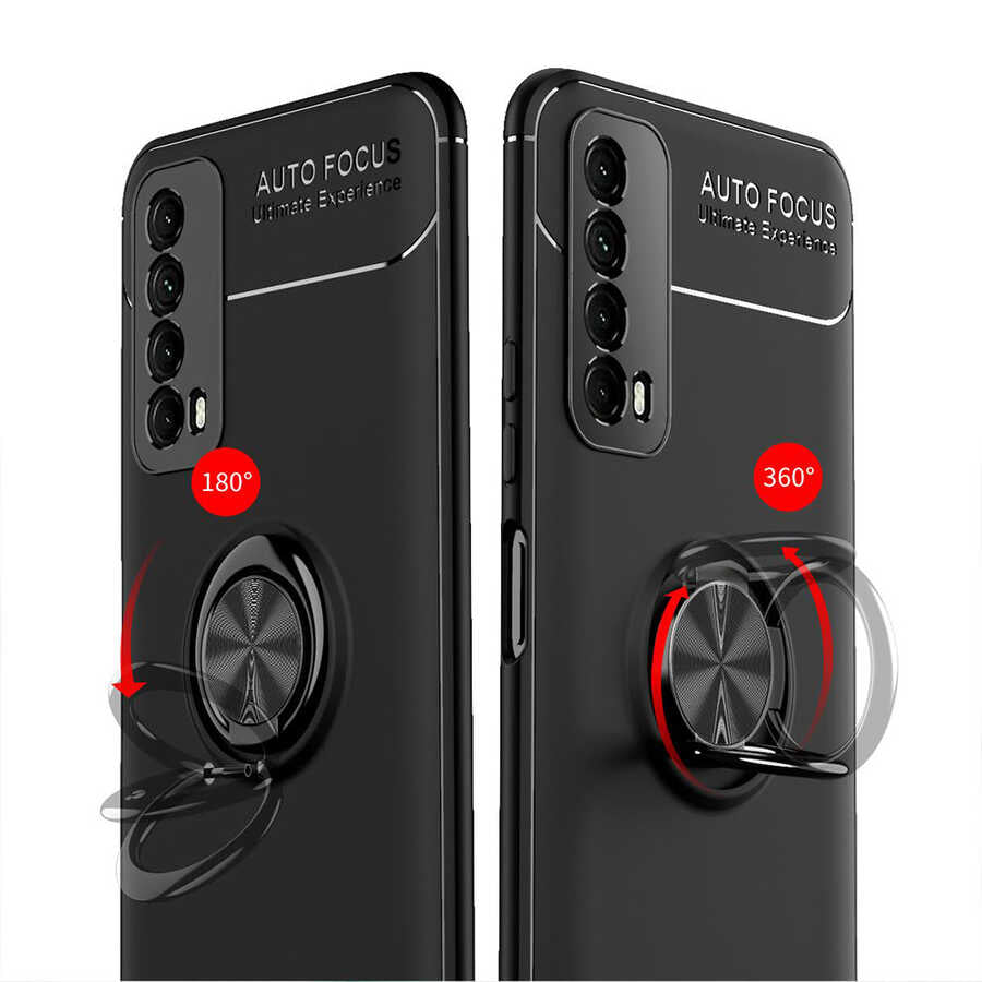 Huawei P Smart 2021 Kılıf Zore Ravel Silikon Kapak Mavi