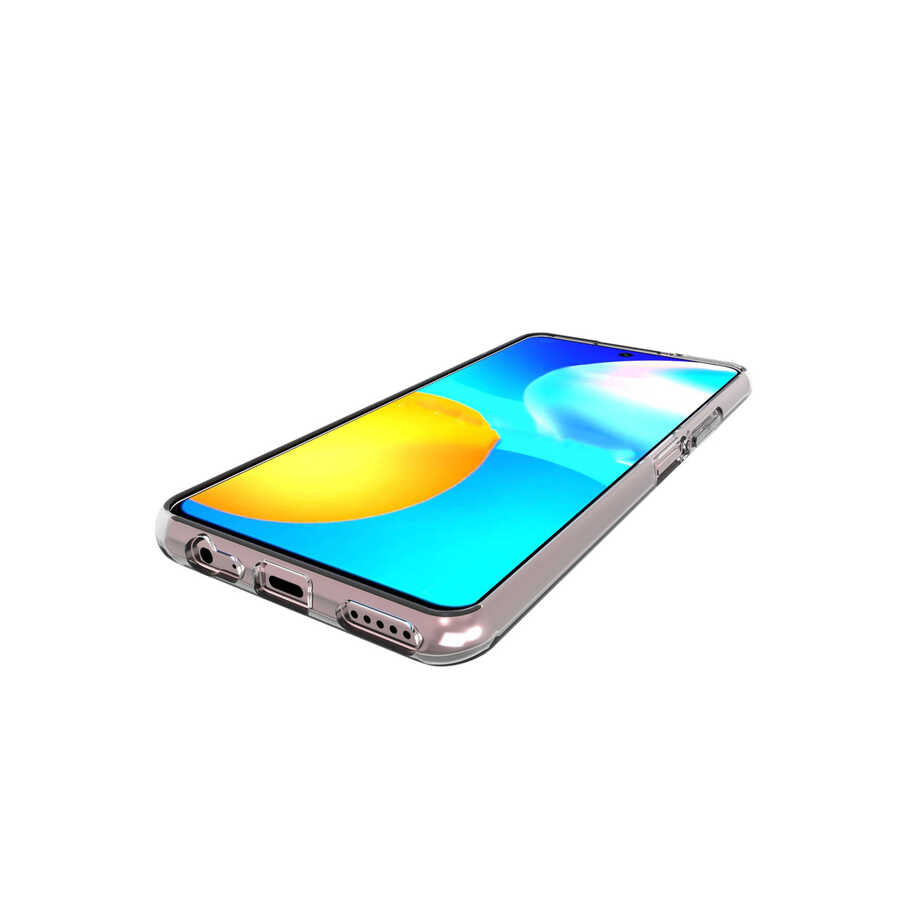 Huawei P Smart 2021 Kılıf Zore Süper Silikon Kapak Renksiz