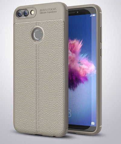 Huawei P Smart Kılıf Zore Niss Silikon Kapak Gri