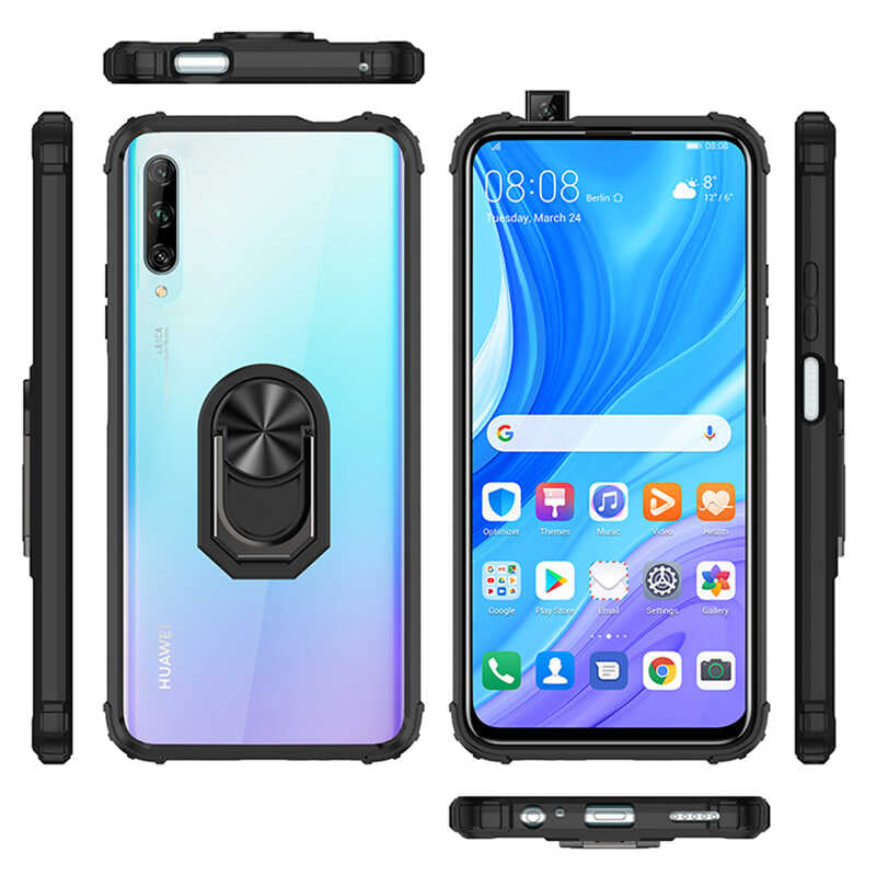 Huawei P Smart Pro 2019 Kılıf Zore Mola Kapak Kırmızı
