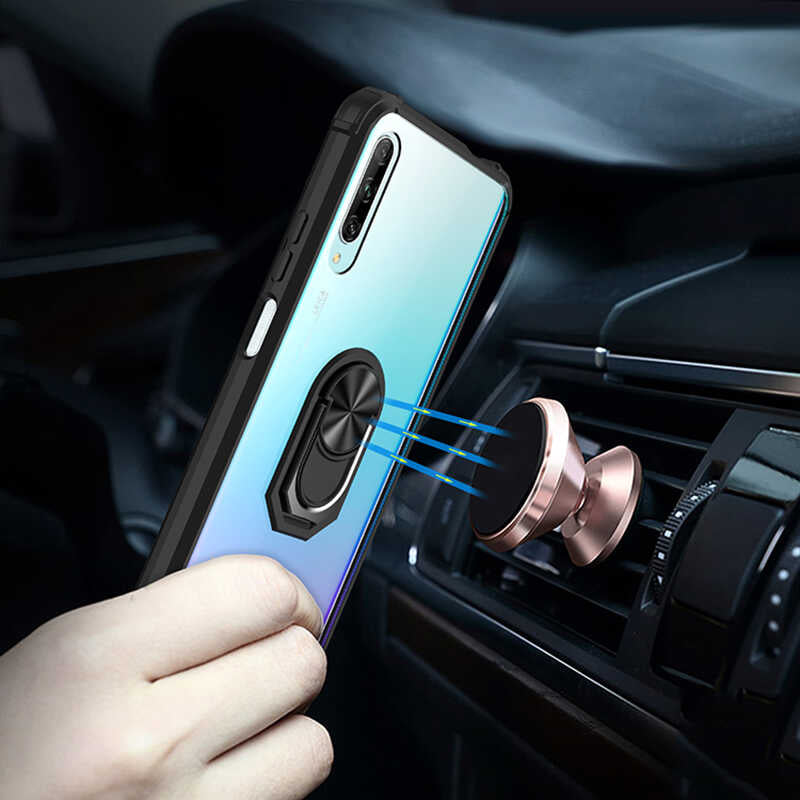 Huawei P Smart Pro 2019 Kılıf Zore Mola Kapak Kırmızı
