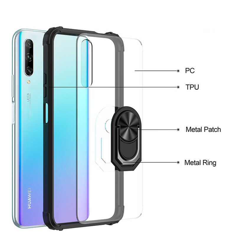 Huawei P Smart Pro 2019 Kılıf Zore Mola Kapak Kırmızı