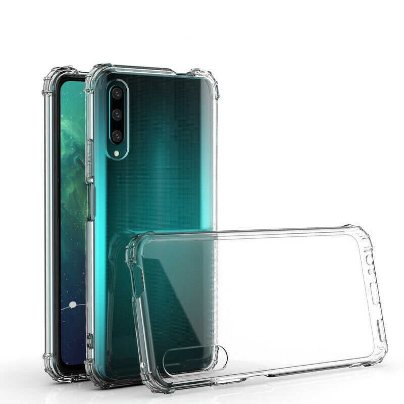 Huawei P Smart Pro 2019 Kılıf Zore Nitro Anti Shock Silikon Renksiz