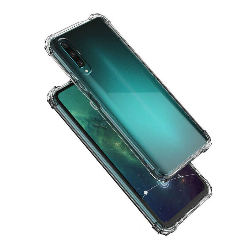 Huawei P Smart Pro 2019 Kılıf Zore Nitro Anti Shock Silikon Renksiz
