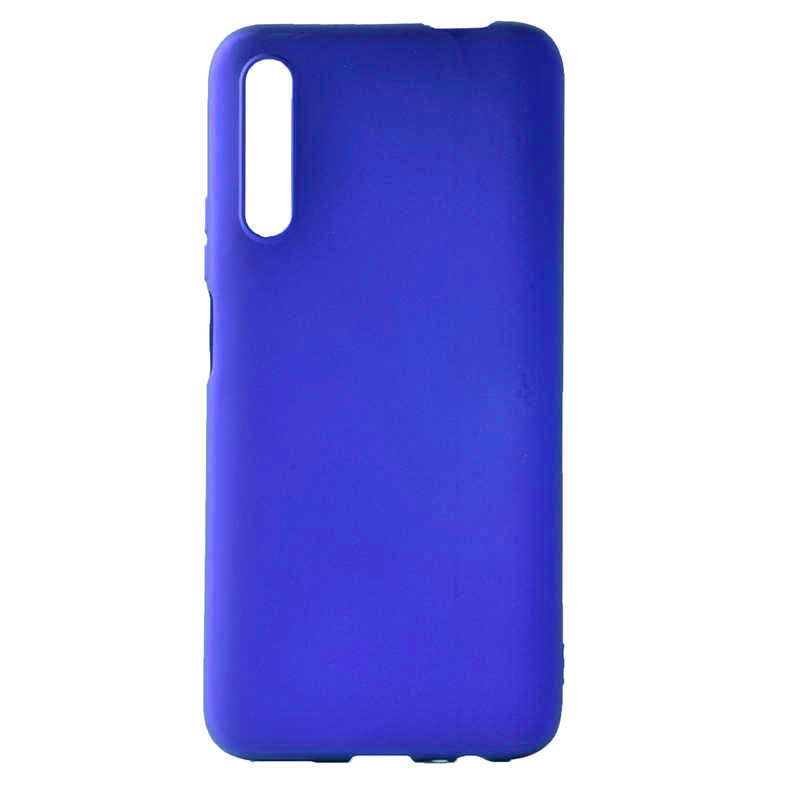 Huawei P Smart Pro 2019 Kılıf Zore Premier Silikon Kapak Saks Mavi