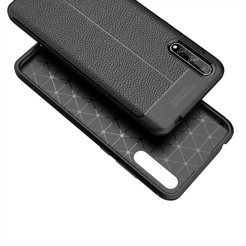Huawei P Smart S (Y8P) Kılıf Zore Niss Silikon Kapak Kırmızı