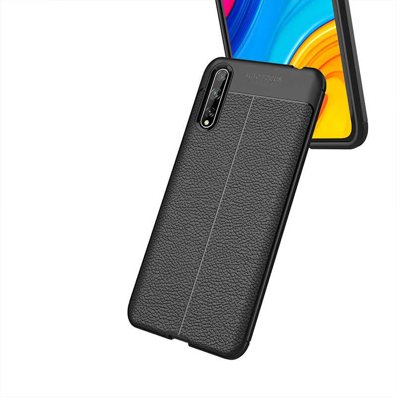Huawei P Smart S (Y8P) Kılıf Zore Niss Silikon Kapak Kırmızı