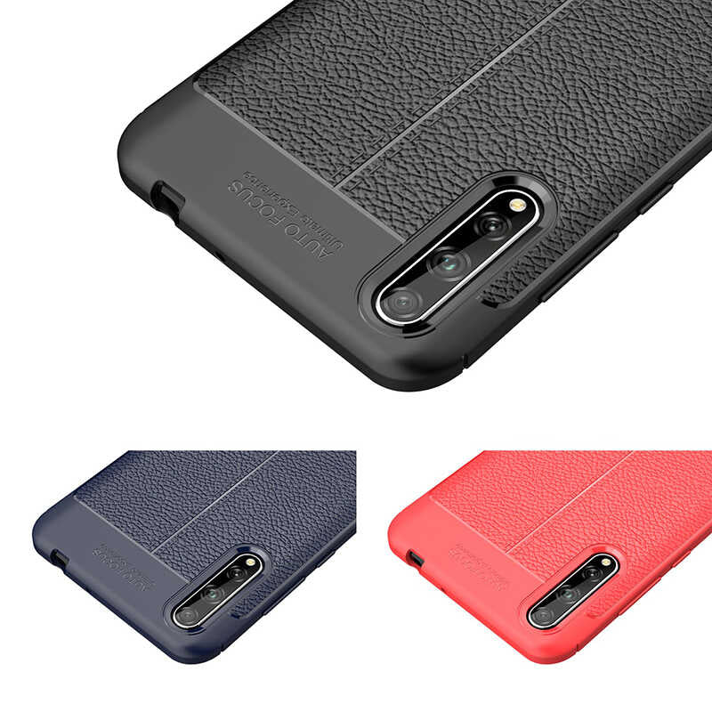Huawei P Smart S (Y8P) Kılıf Zore Niss Silikon Kapak Siyah