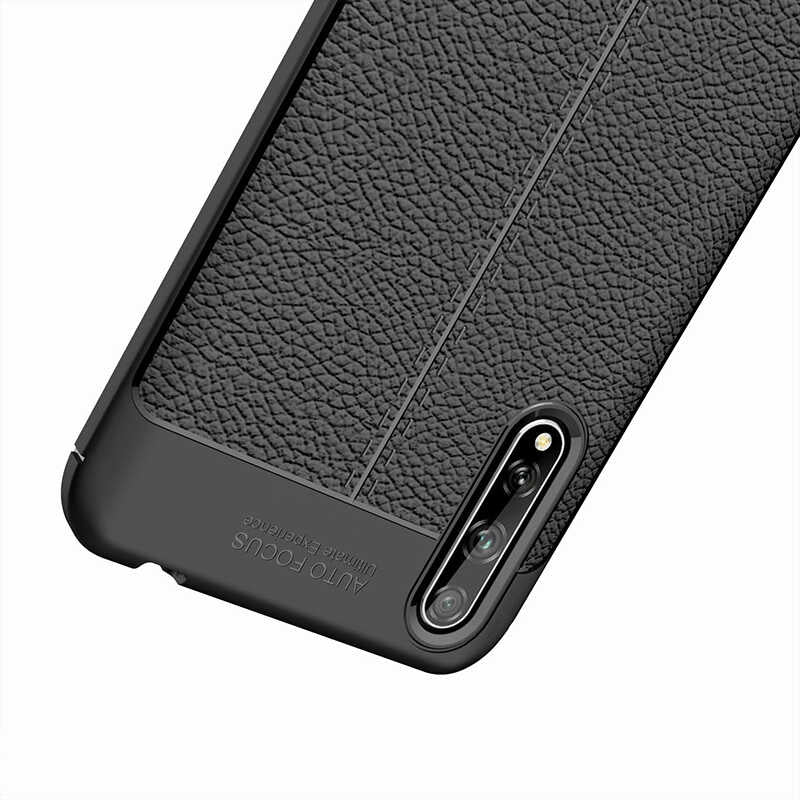 Huawei P Smart S (Y8P) Kılıf Zore Niss Silikon Kapak Kırmızı
