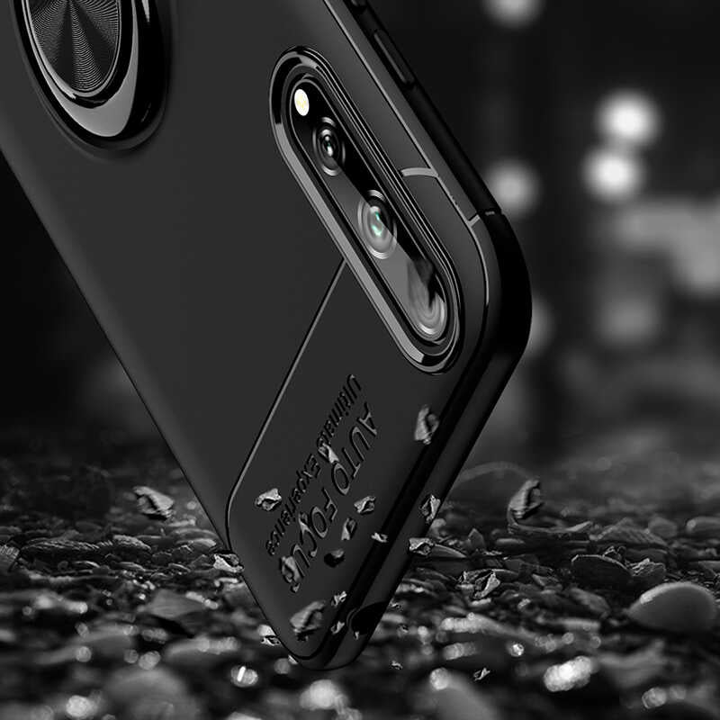 Huawei P Smart S (Y8P) Kılıf Zore Ravel Silikon Kapak Mavi