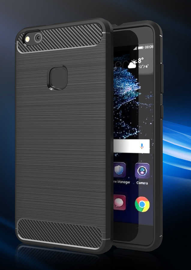 Huawei P10 Kılıf Zore Room Silikon Kapak Siyah