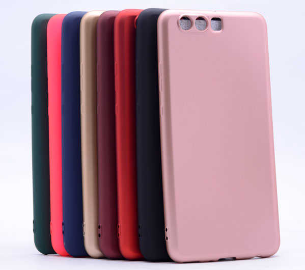 Huawei P10 Plus Kılıf Zore Premier Silikon Kapak Rose Gold